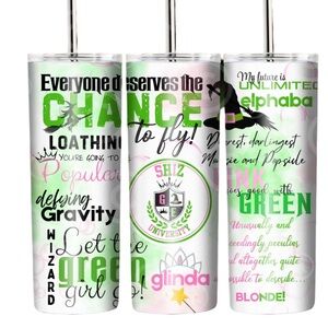 Colorful Wizard Themed Tumbler 20oz